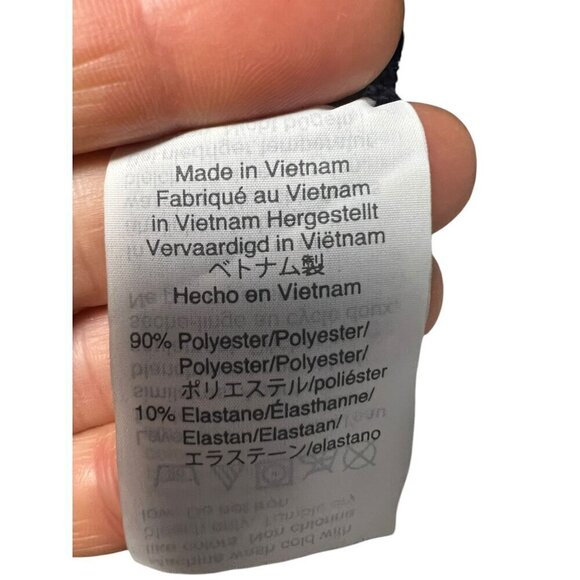 MADEWELL Blue Velvet Short-Sleeve Loose-Fit Top Womens Elegant Round Neck Blouse - Picture 9 of 9